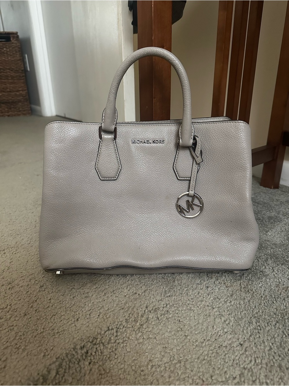 Michael Kors  Pebbled Leather Satchel